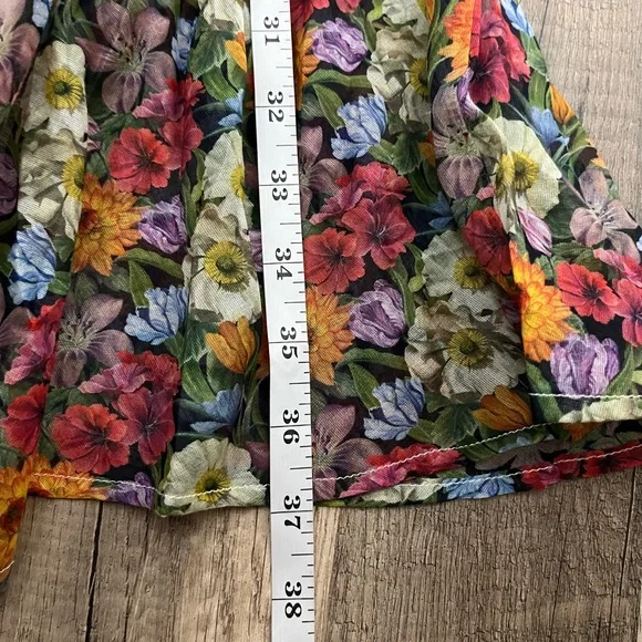 NWT Ivy City Co Red and Pink Midi Puff Sleeve Sundress Size 8 - Picture 16 of 17